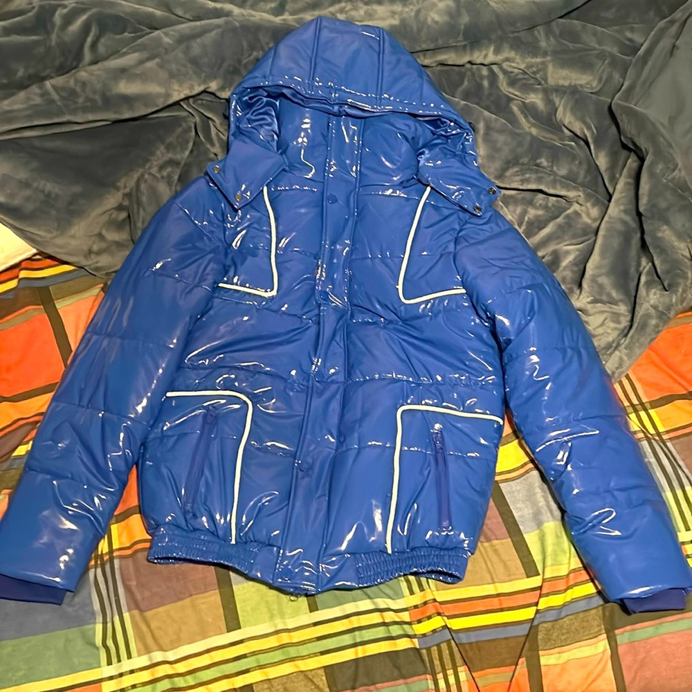 Milano puffer jacket blue